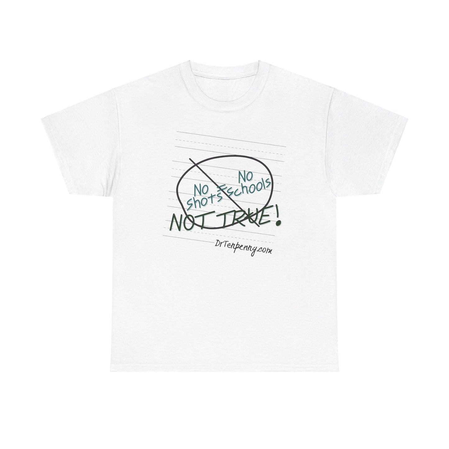 Adult- Unisex Heavy Cotton Tee- No School