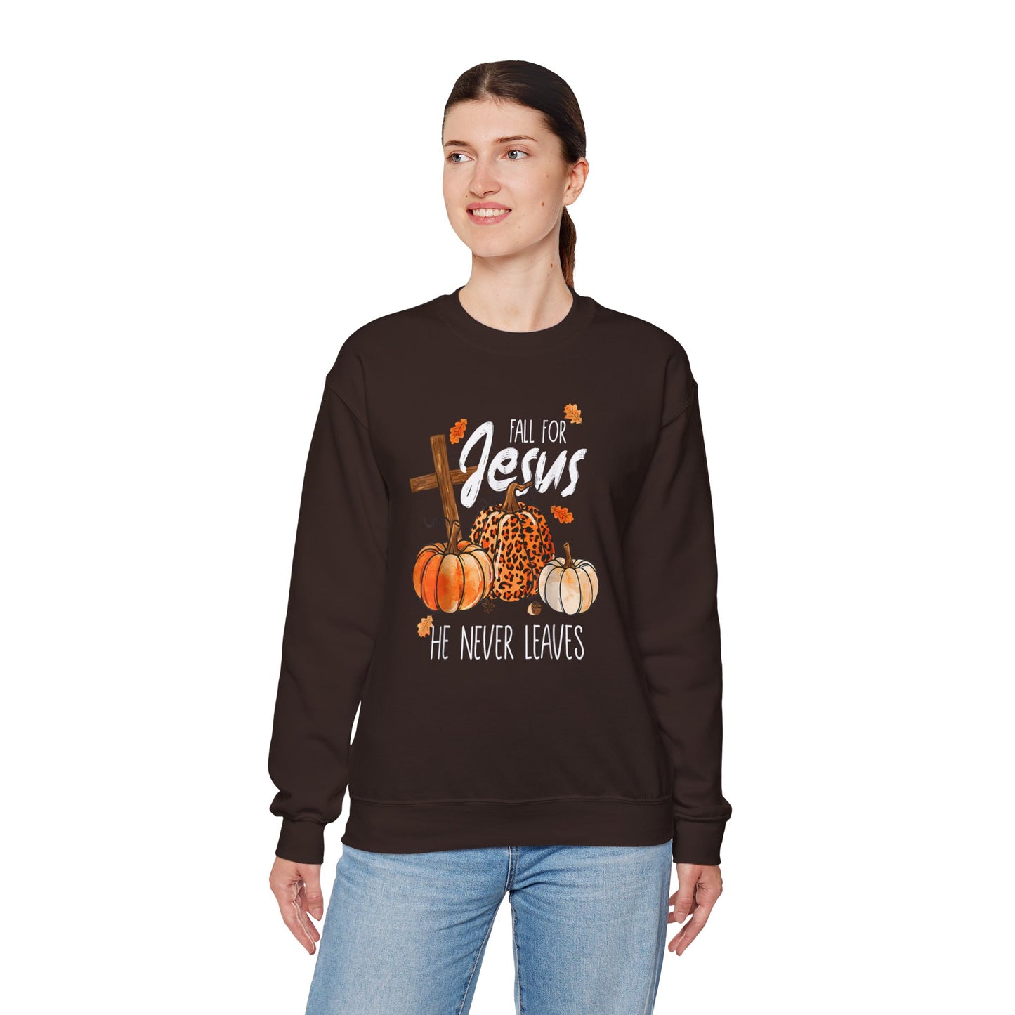Fall for Jesus EcoSmart® Sweatshirt – Warmth, Faith & Sustainability Combined