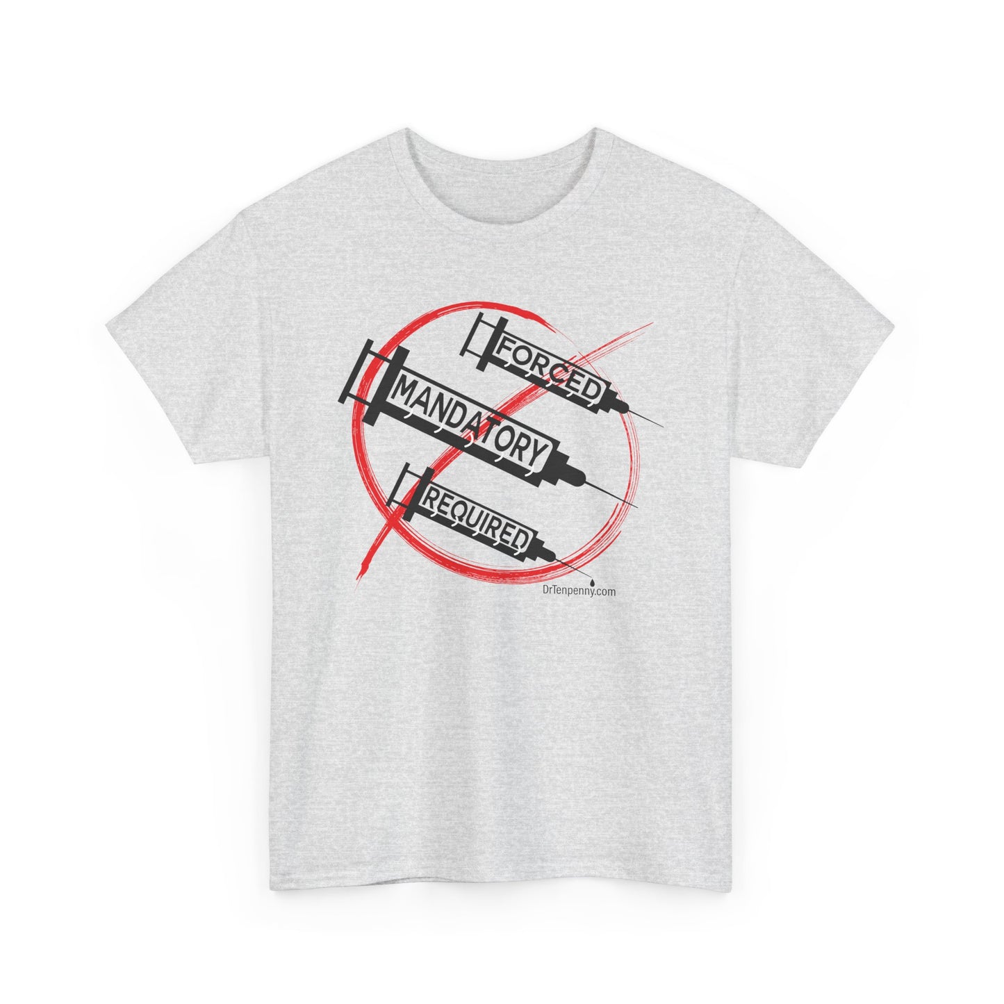 Unisex Heavy Cotton Tee- No Forced