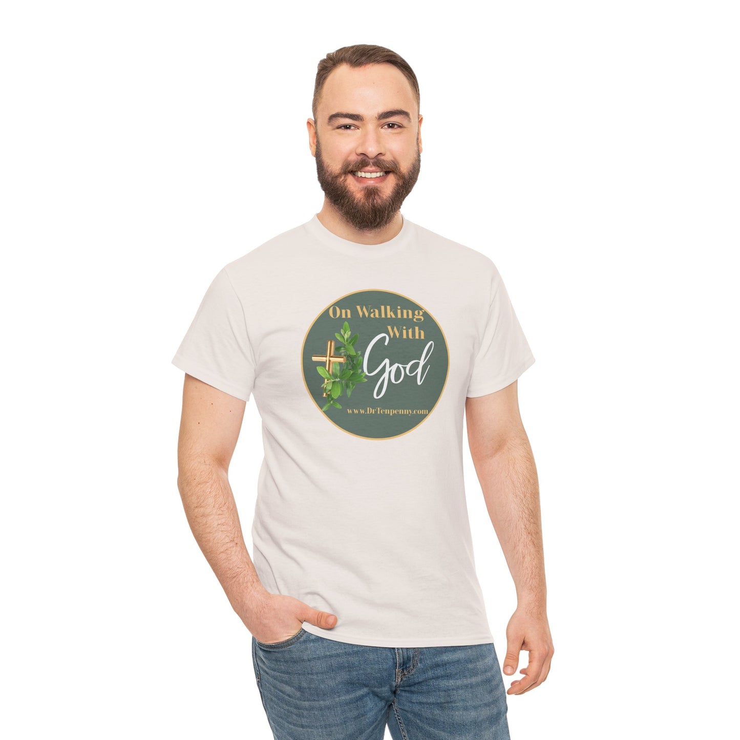 Walking with God Unisex Heavy Cotton Tee