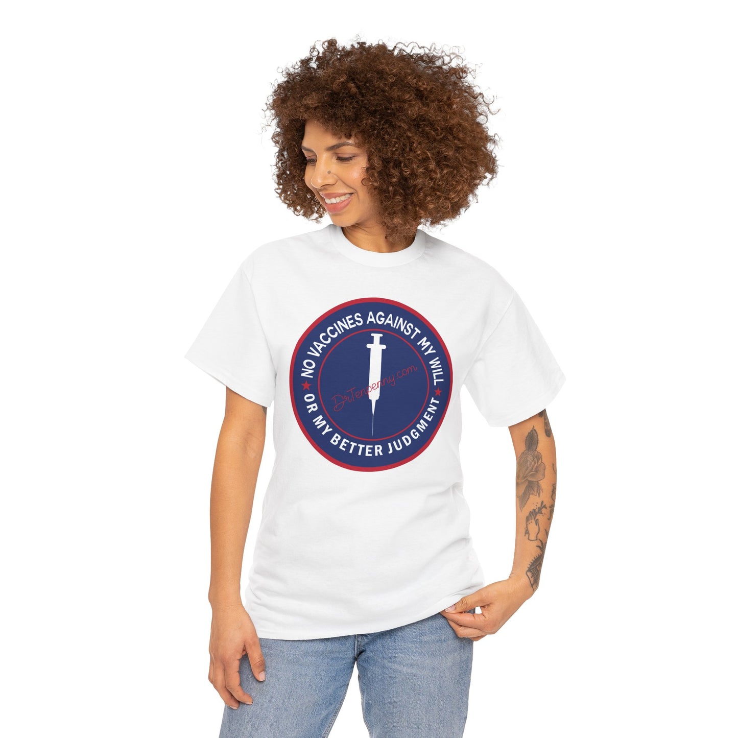 No Against My Will Men's Heavy Cotton Tee