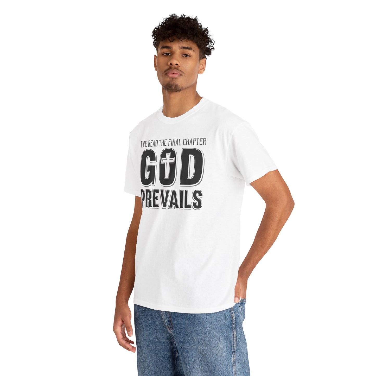 Unisex Cotton Tee- God Prevails!