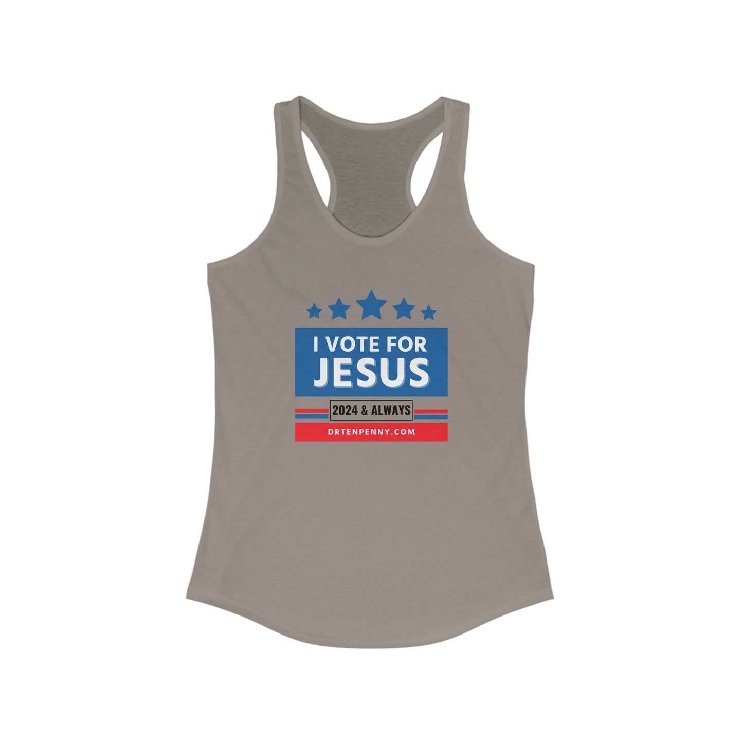 Vote for Jesus (SLIM FIT) Racerback Tank