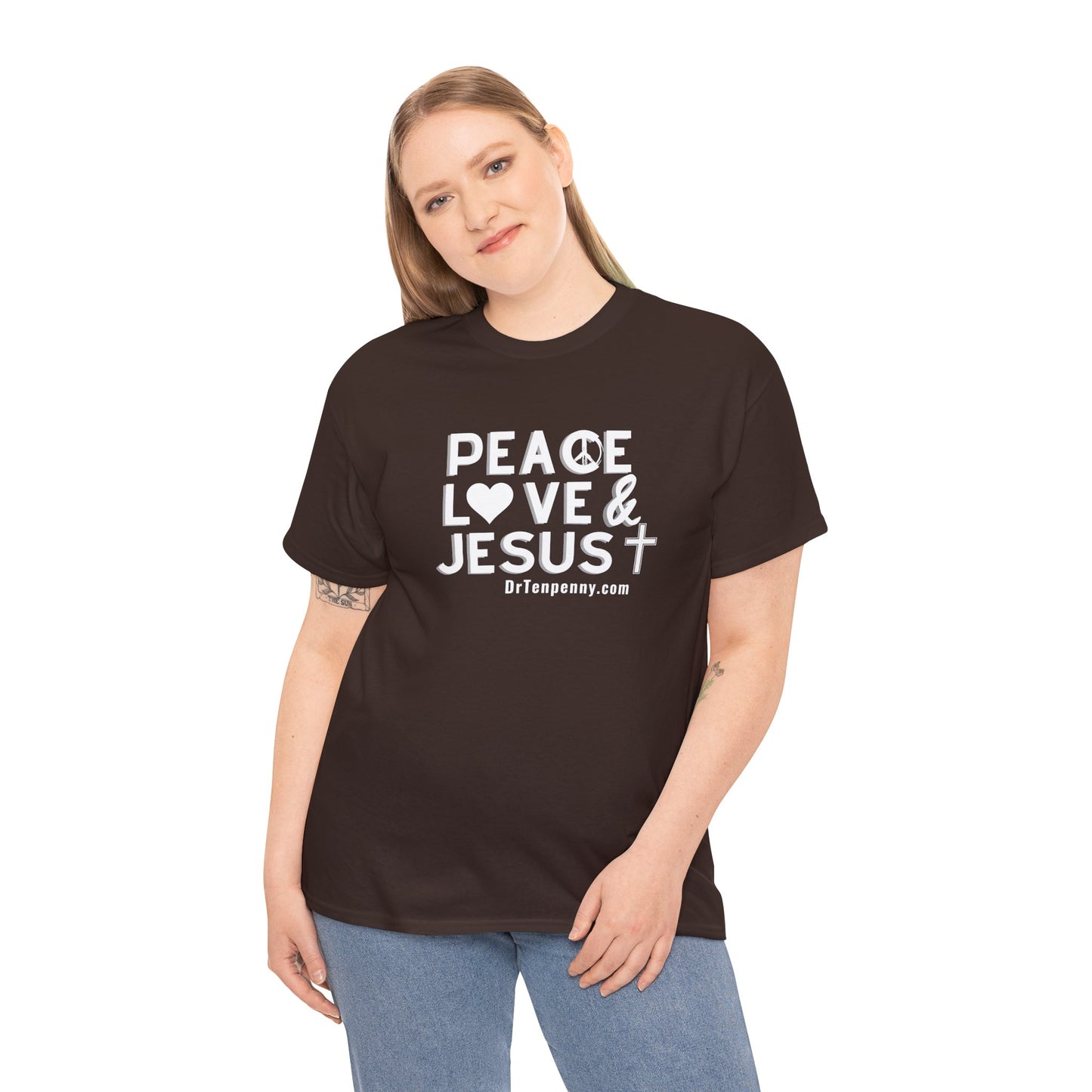 Peace, Love and Jesus T-shirt