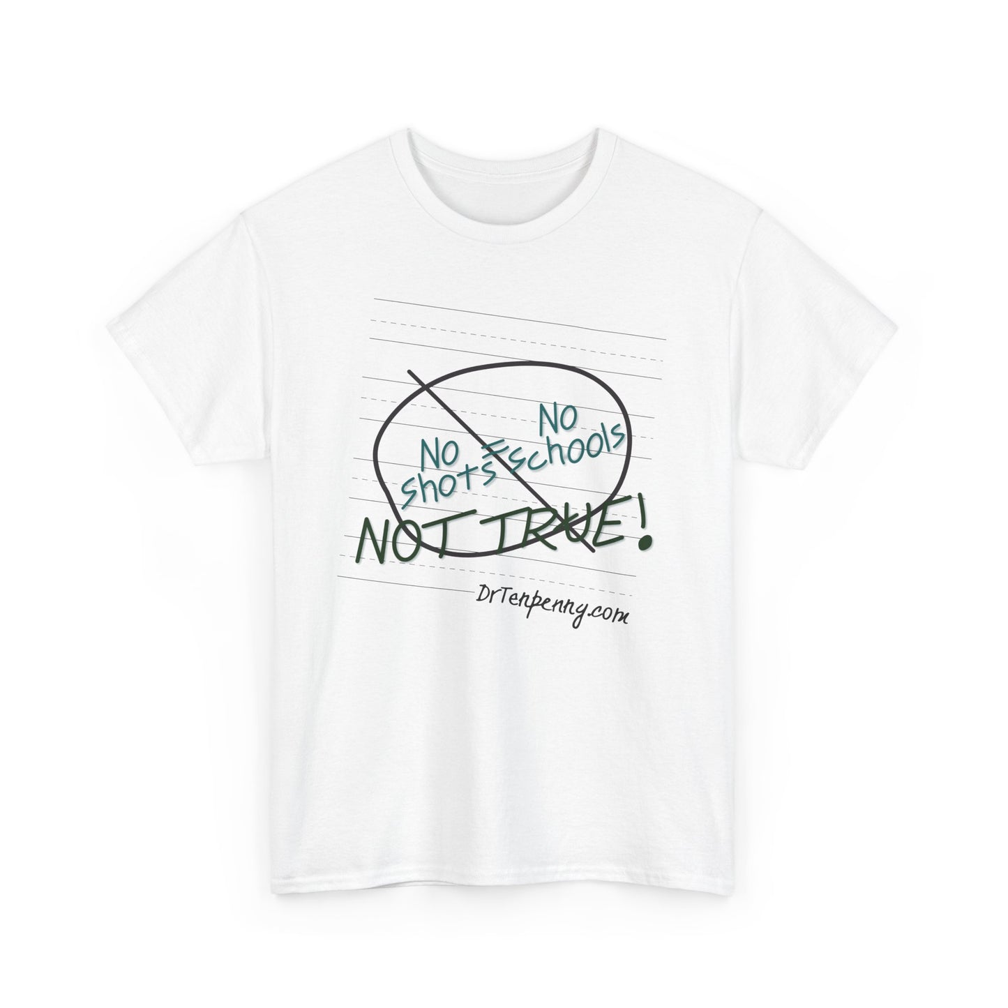Adult- Unisex Heavy Cotton Tee- No School