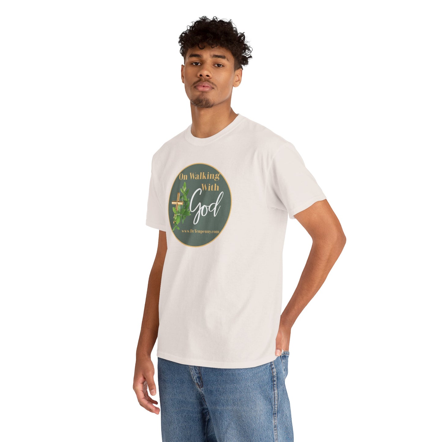 Walking with God Unisex Heavy Cotton Tee