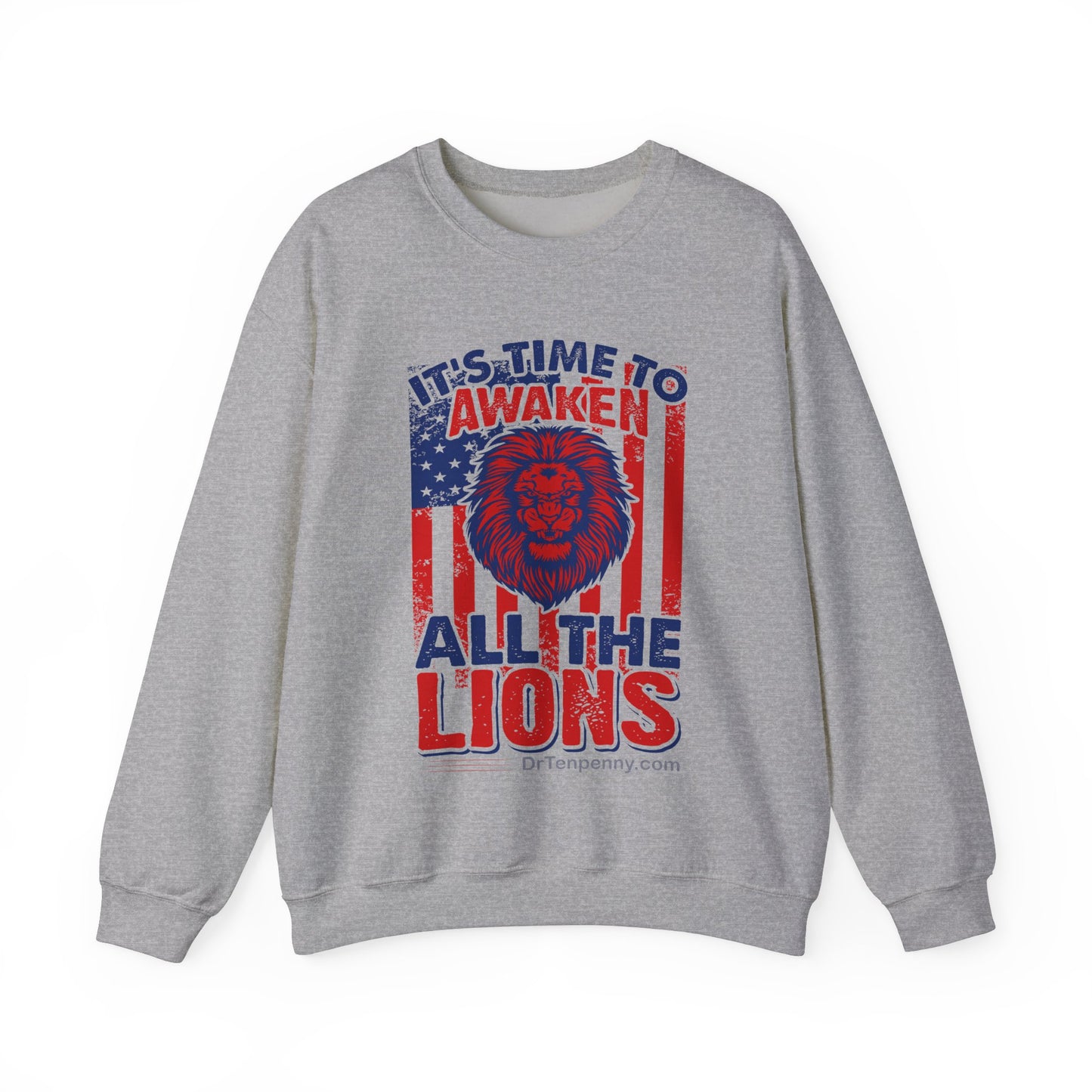 Heavy Blend™ Crewneck Sweatshirt- Awaken Lions