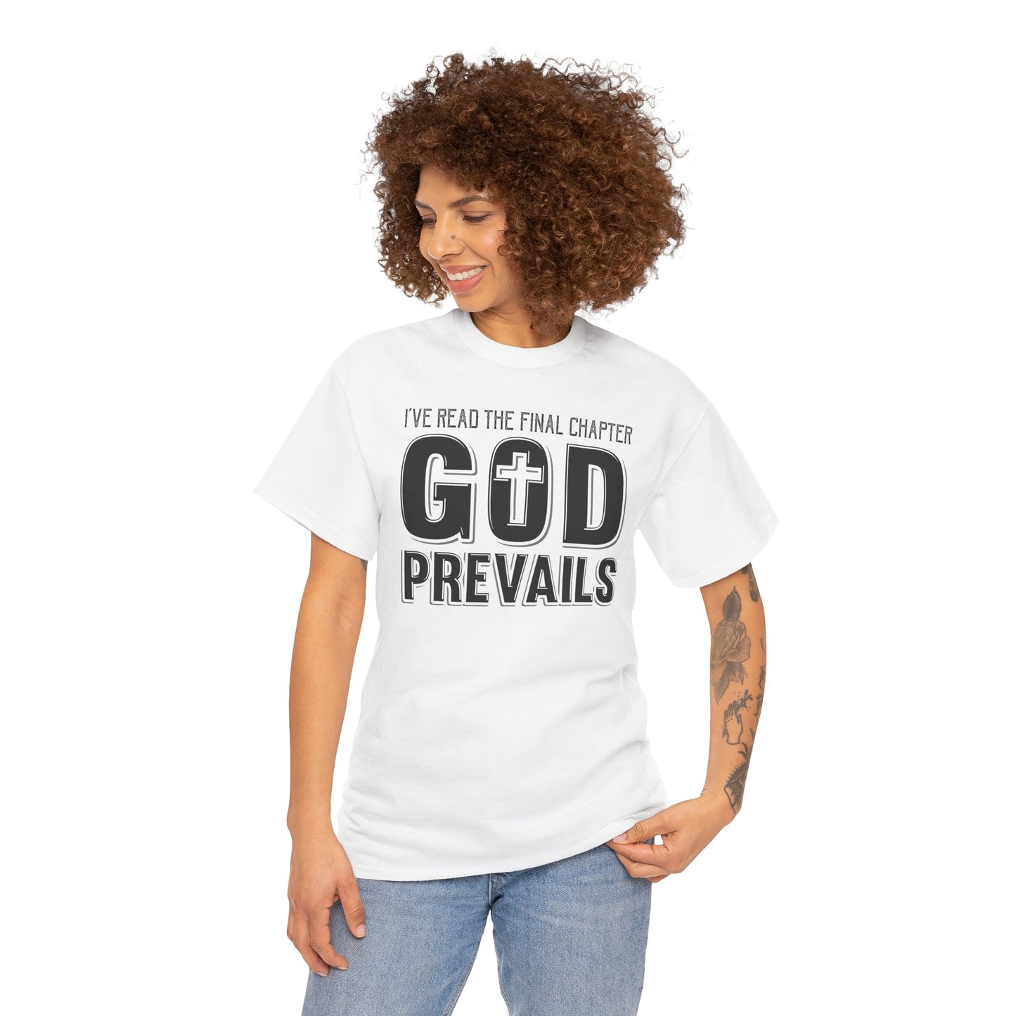 Unisex Cotton Tee- God Prevails!