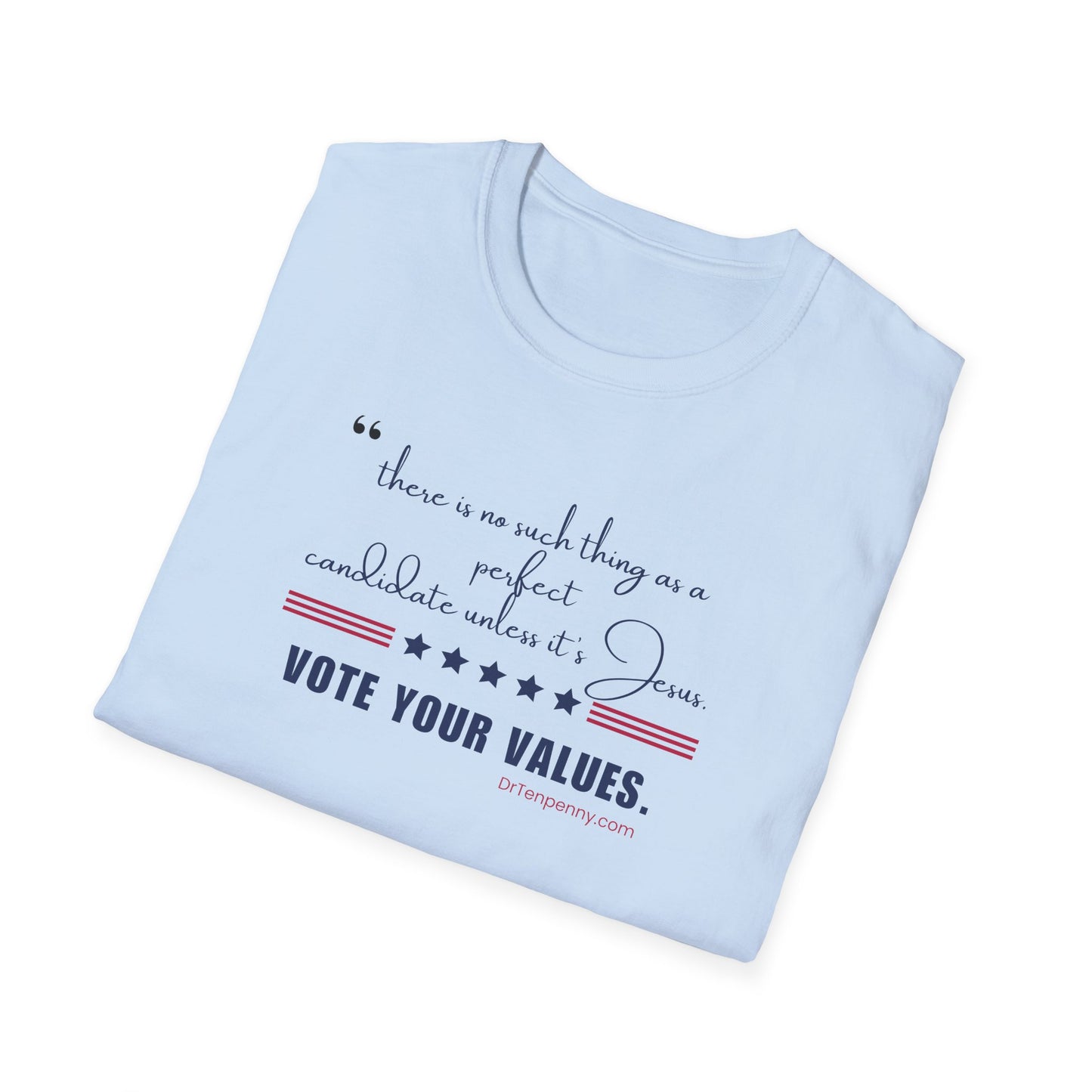Vote Your Values Unisex Softstyle T-Shirt