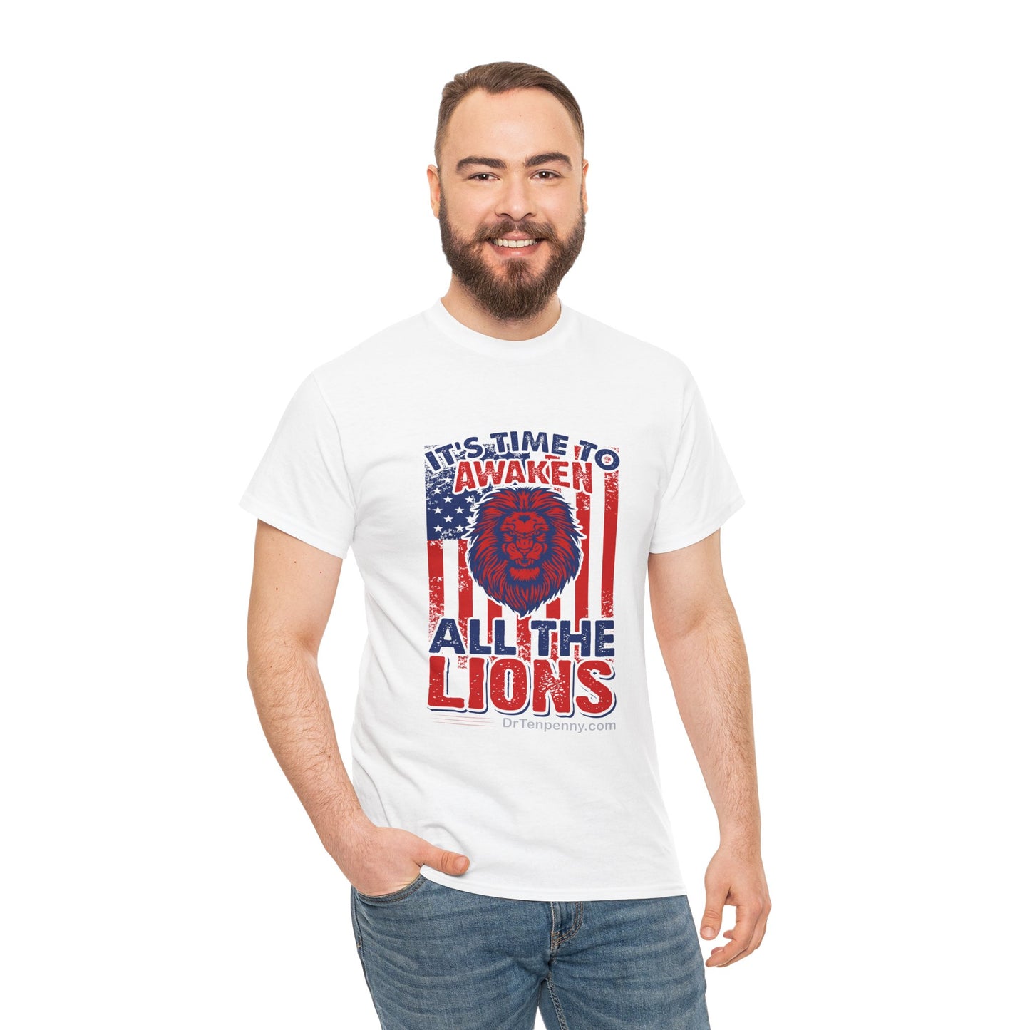 Awaken the Lions- Women's Heavy Cotton Tee