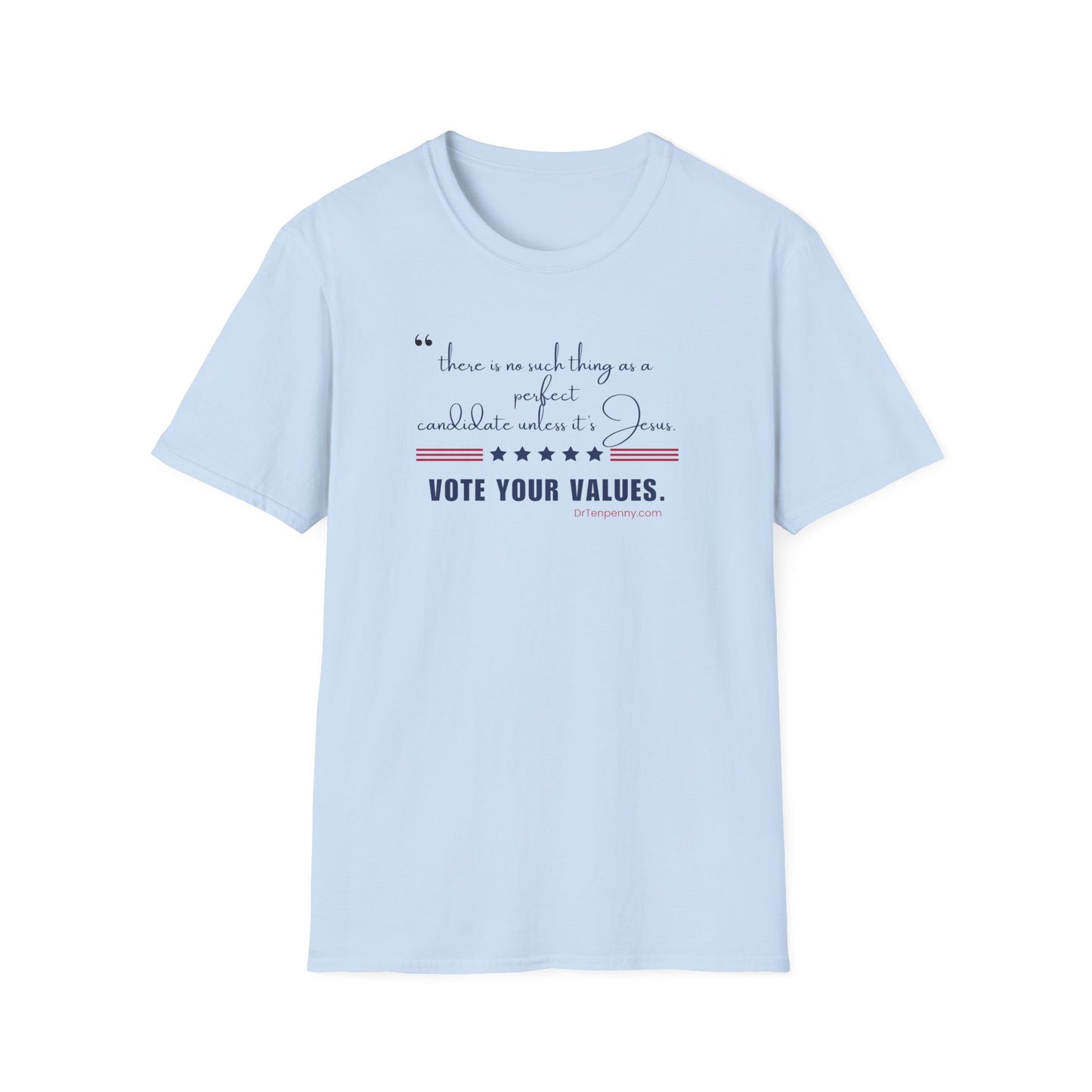 Vote Your Values Unisex Softstyle T-Shirt