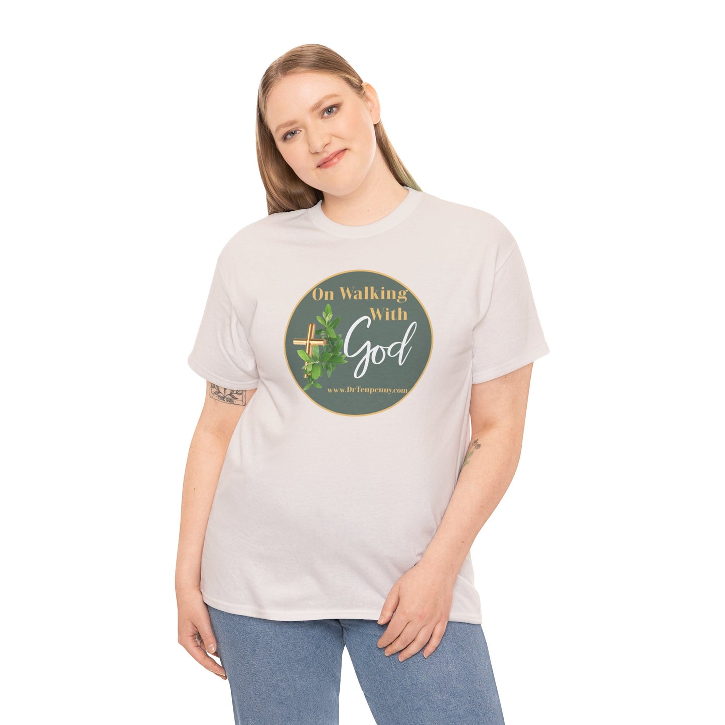 Walking with God Unisex Heavy Cotton Tee