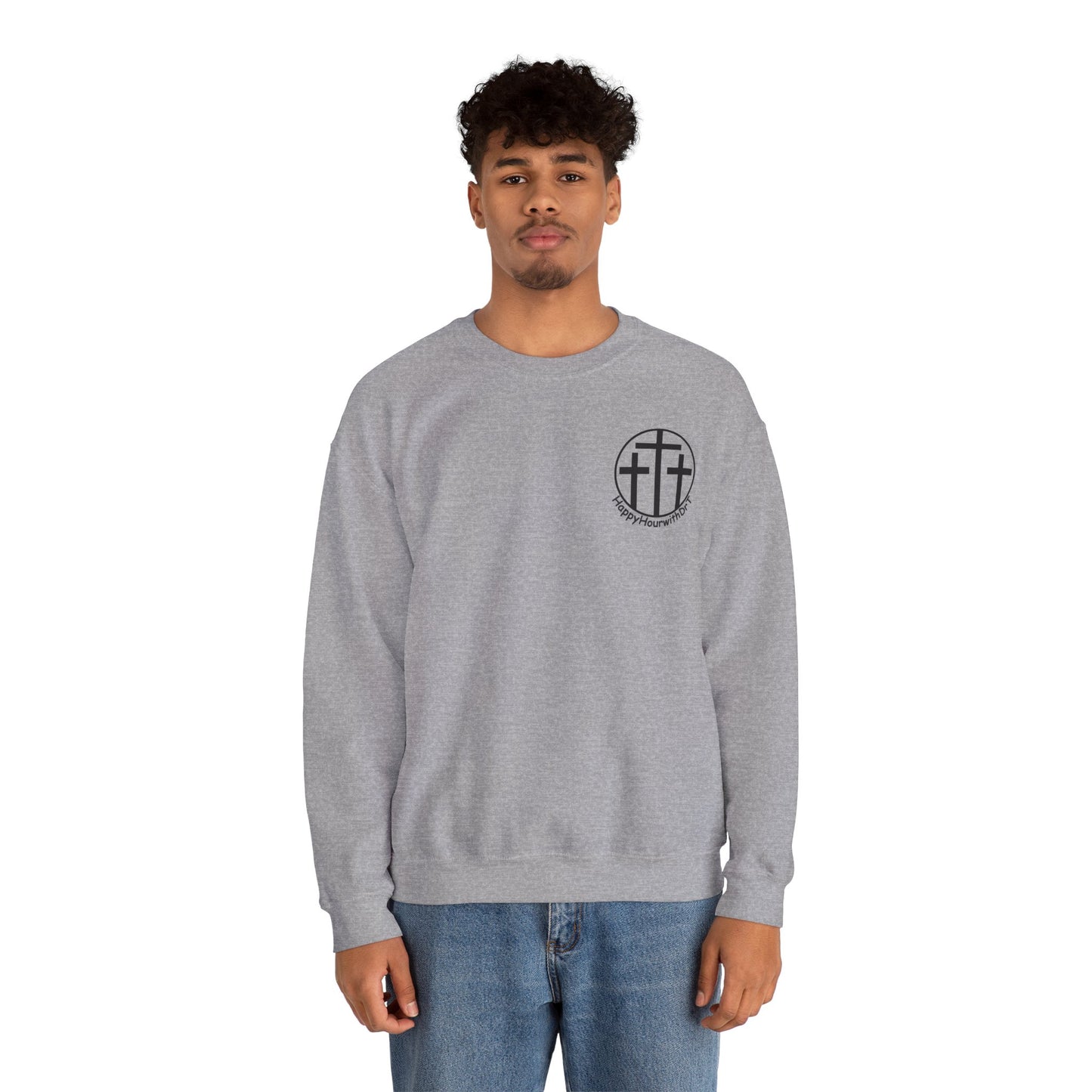 Happy Hour with DrT- Unisex Heavy Blend™ Crewneck Sweatshirt