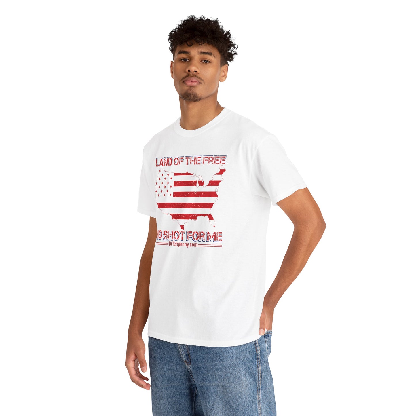 Land of the Free- Men's Heavy Cotton Tee