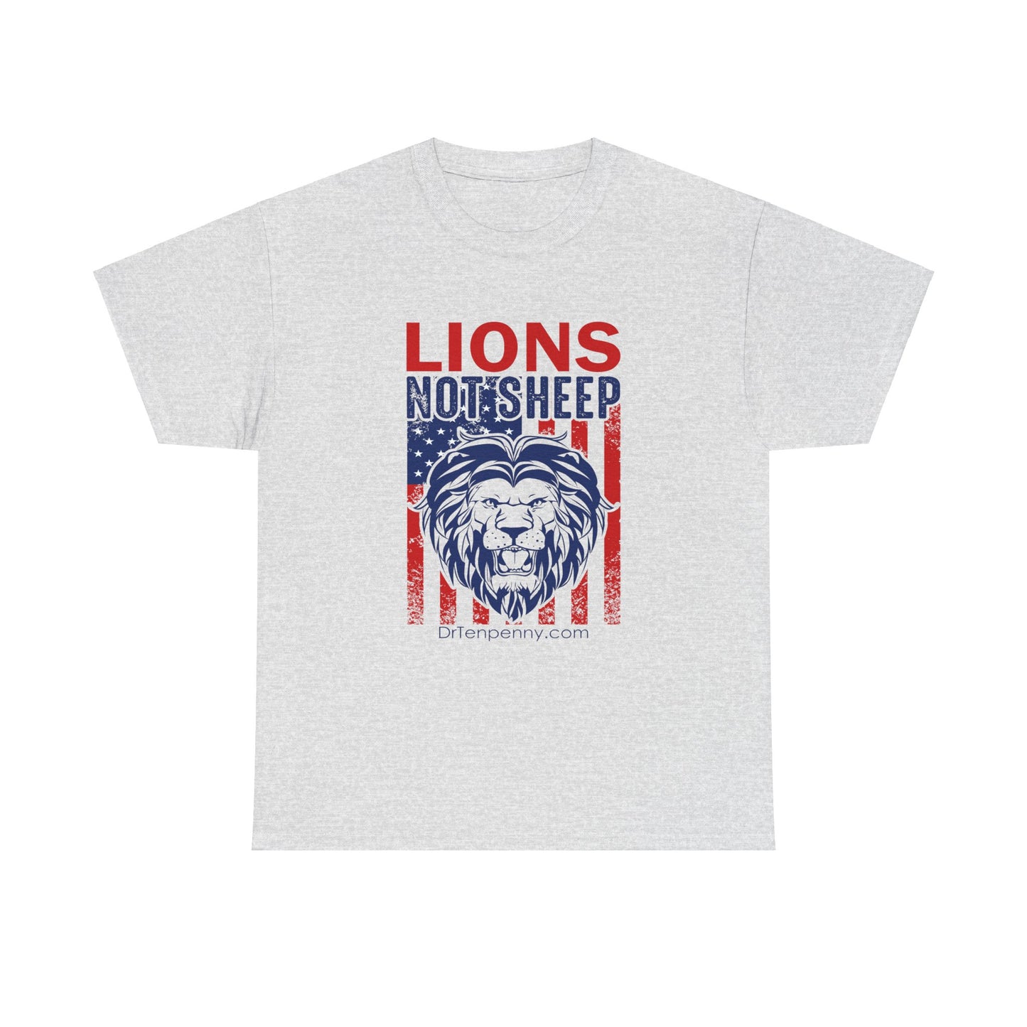 Adult- Unisex Heavy Cotton Tee- Lions Not Sheep