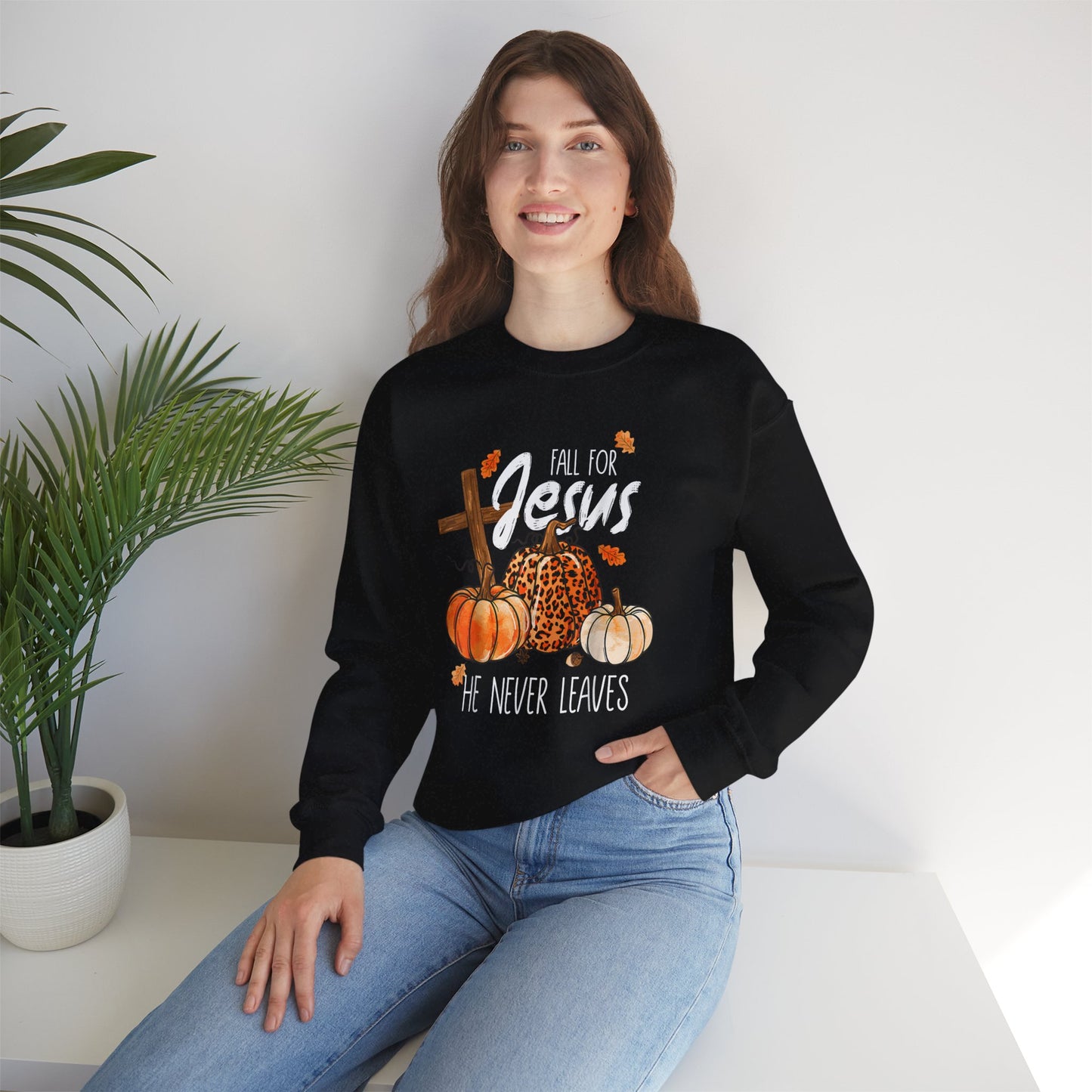 Fall for Jesus EcoSmart® Sweatshirt – Warmth, Faith & Sustainability Combined
