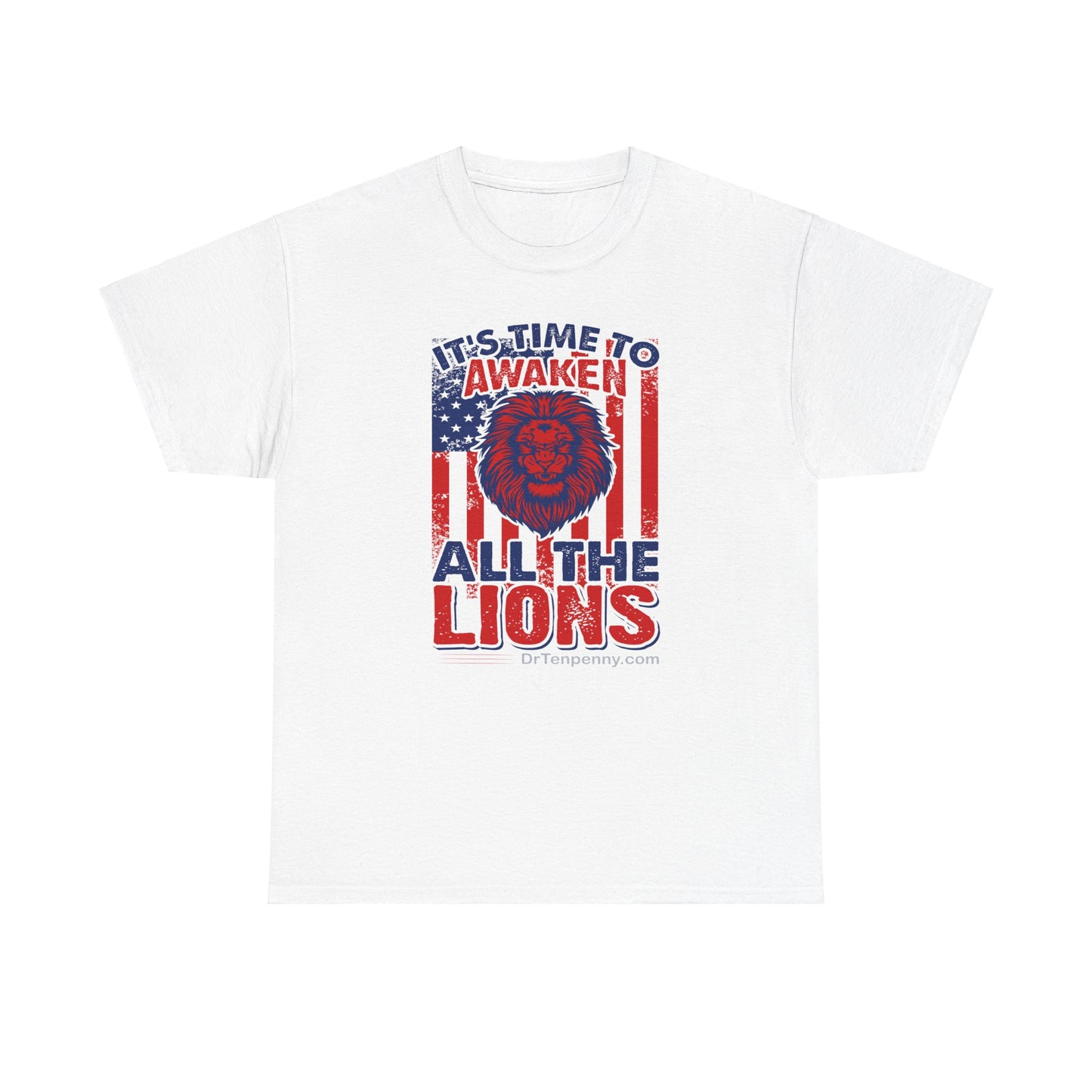 Awaken the Lions- Men's Heavy Cotton Tee