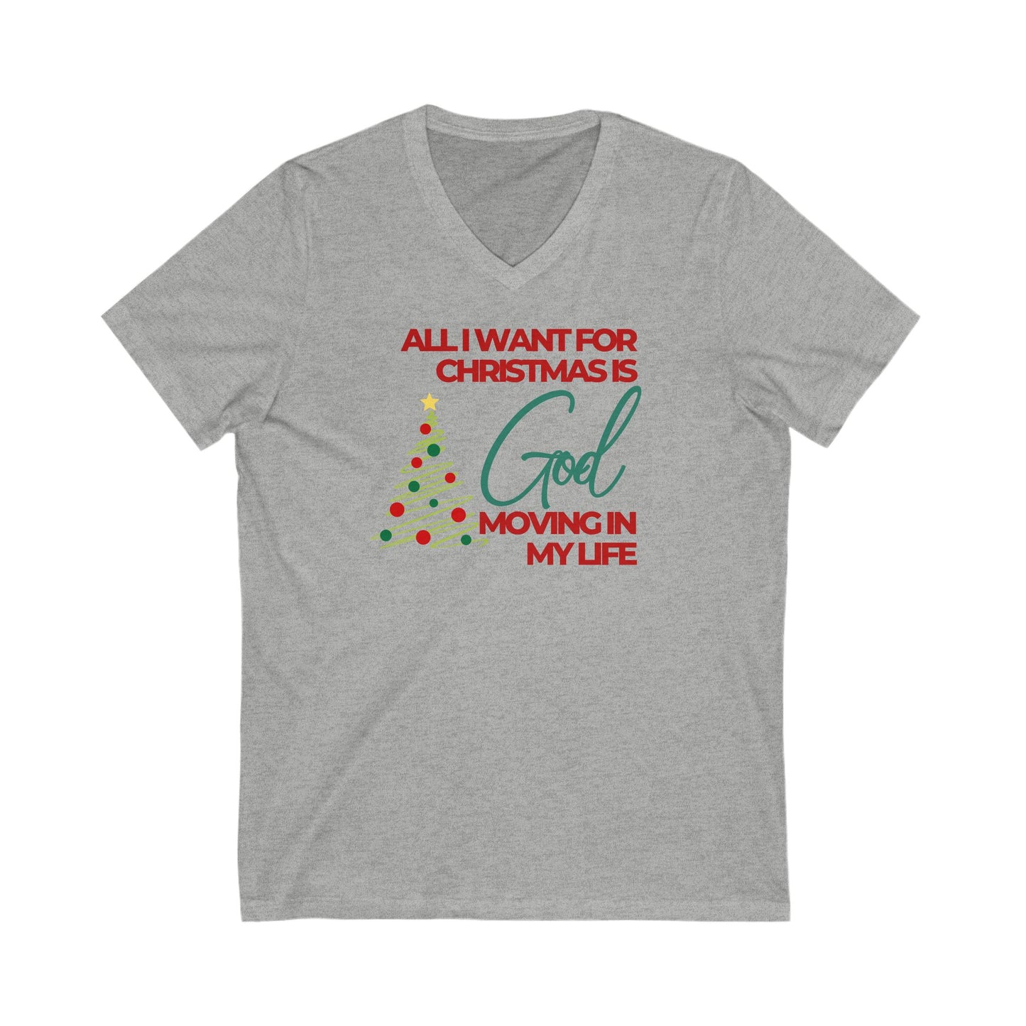 All I want for Christmas V-Neck Tee