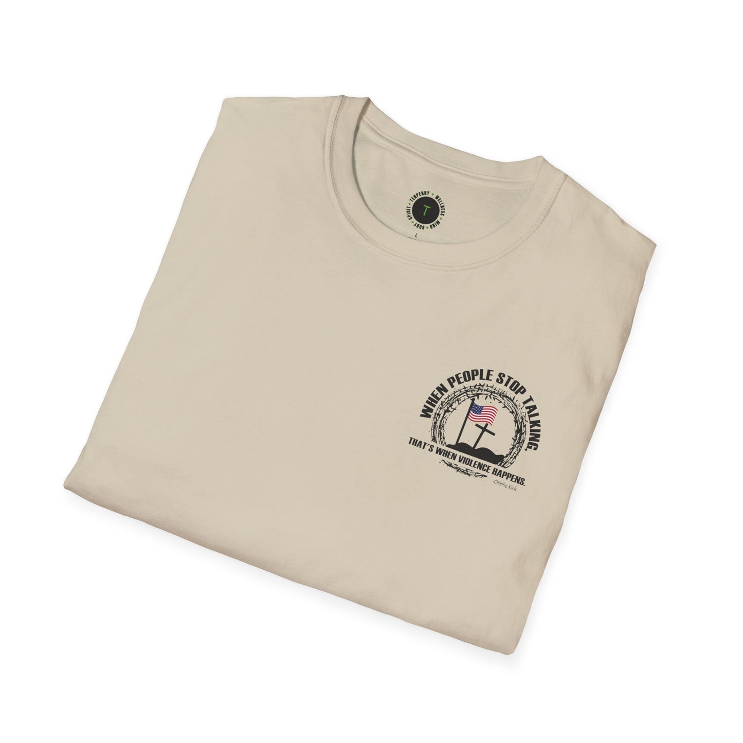Patriotic Christian T-Shirt – Front & Back Statement Tee on Faith and Freedom