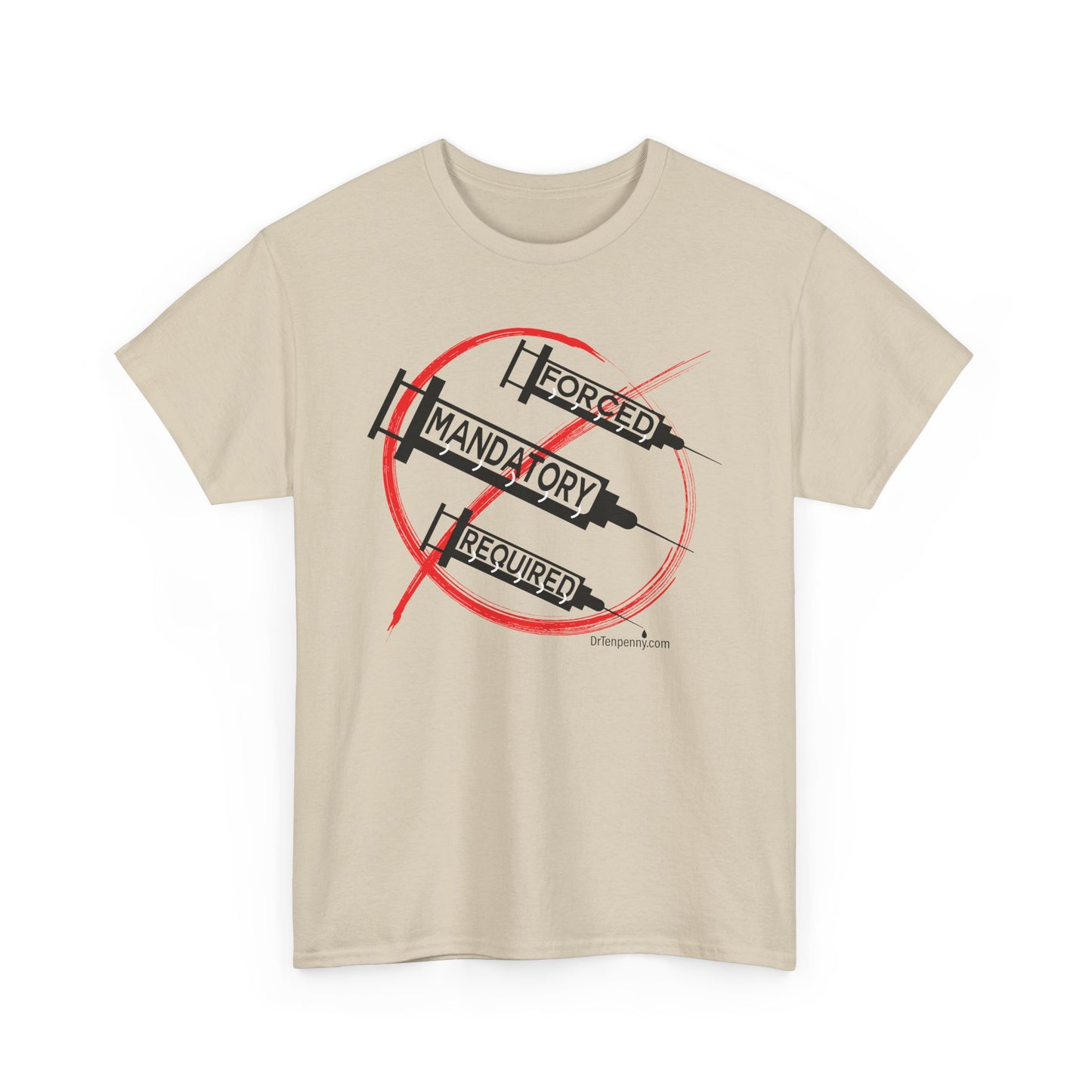 Unisex Heavy Cotton Tee- No Forced