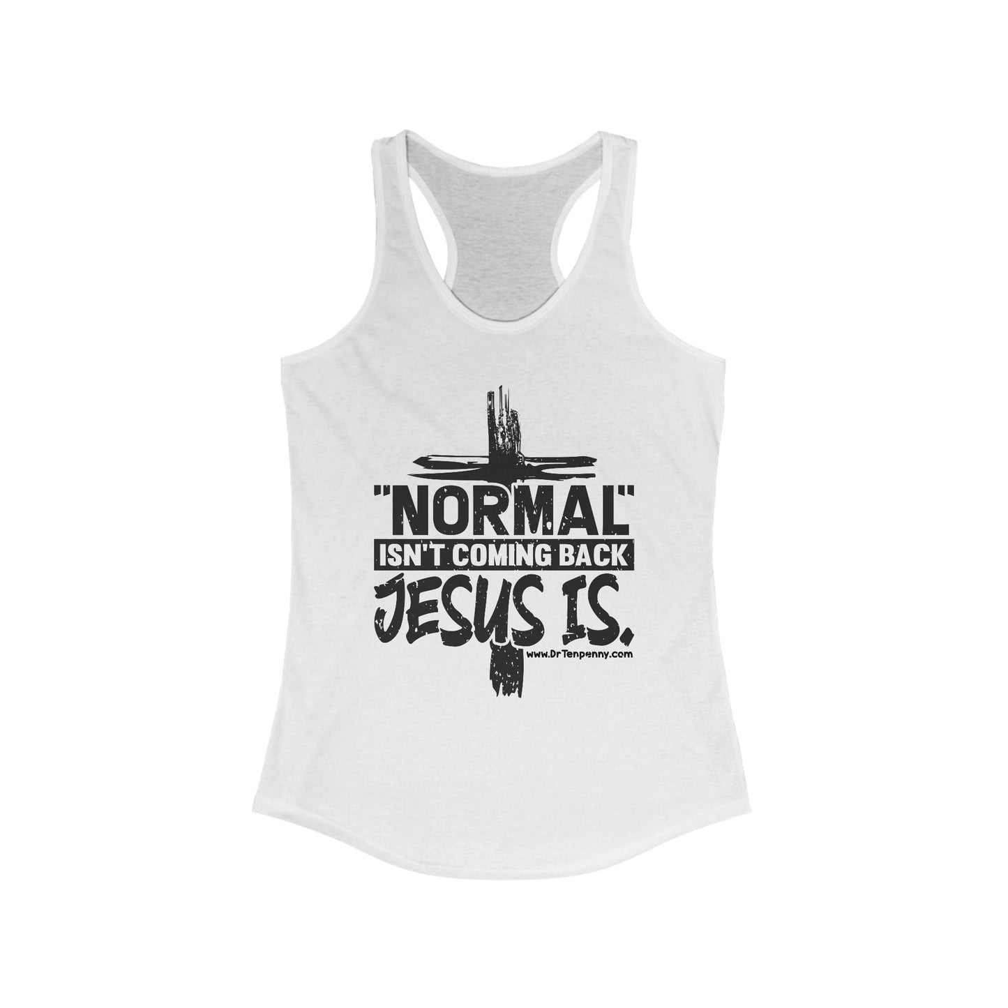 Jesus is Coming Racerback Tank
