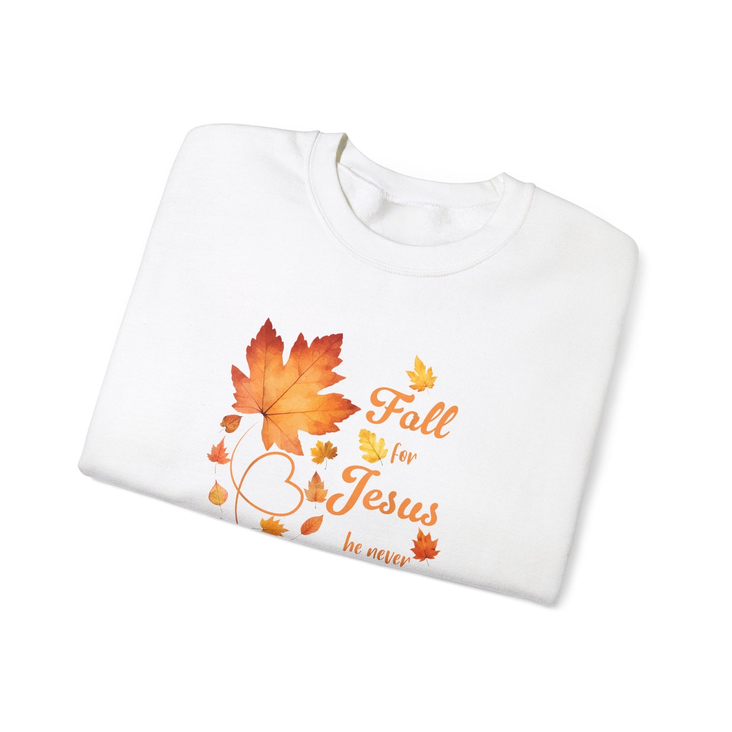 Fall for Jesus Crewneck – Cozy, Faith-Filled Comfort for Every Season