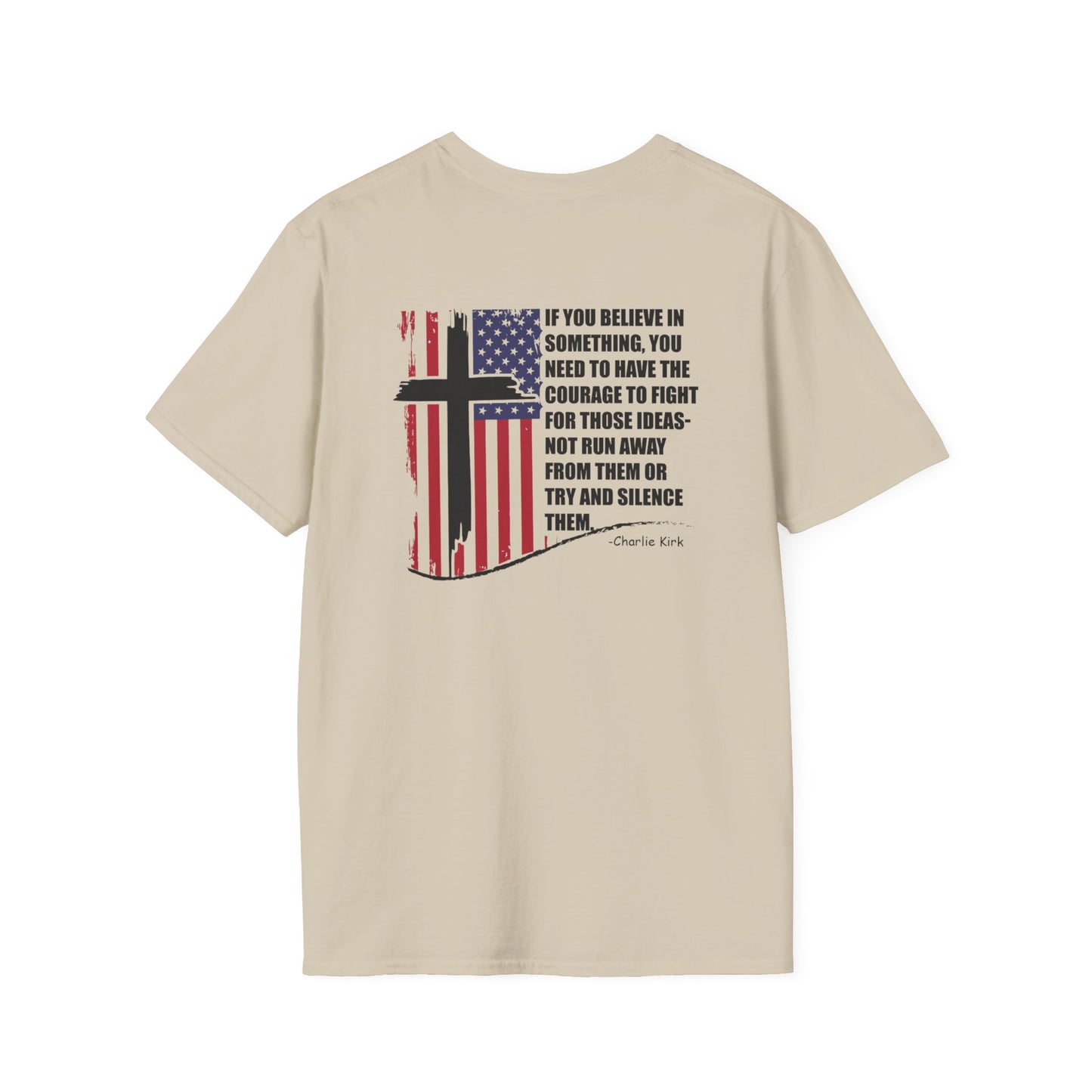 Patriotic Christian T-Shirt – Front & Back Statement Tee on Faith and Freedom