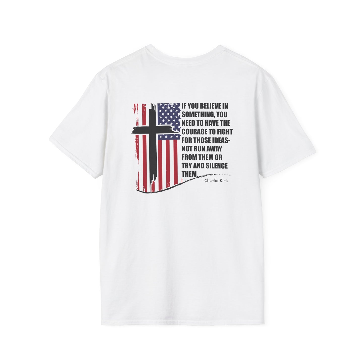 Patriotic Christian T-Shirt – Front & Back Statement Tee on Faith and Freedom