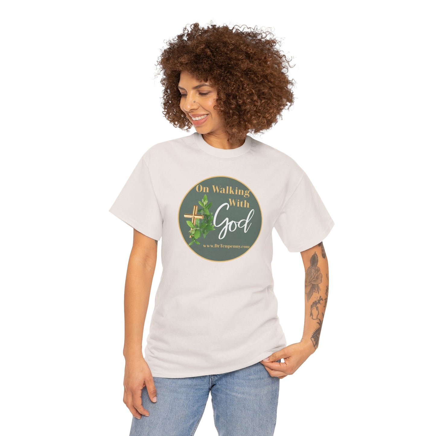Walking with God Unisex Heavy Cotton Tee