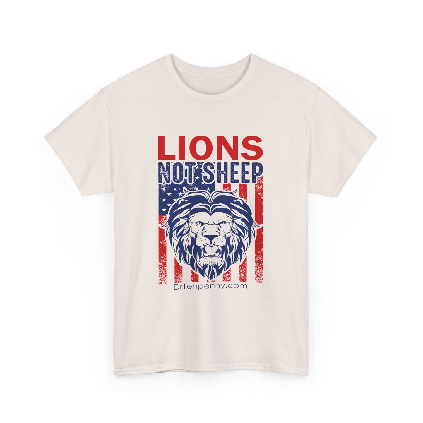 Adult- Unisex Heavy Cotton Tee- Lions Not Sheep
