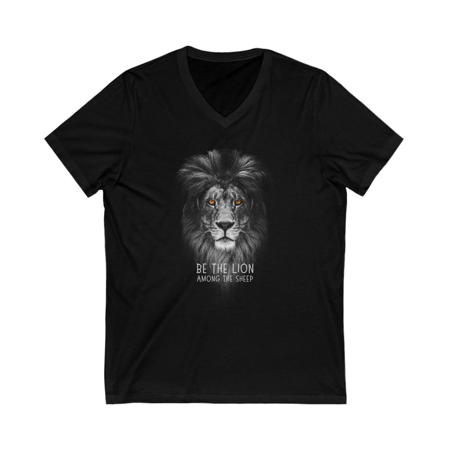 Be the lion, Ladies' V-Neck T-Shirt