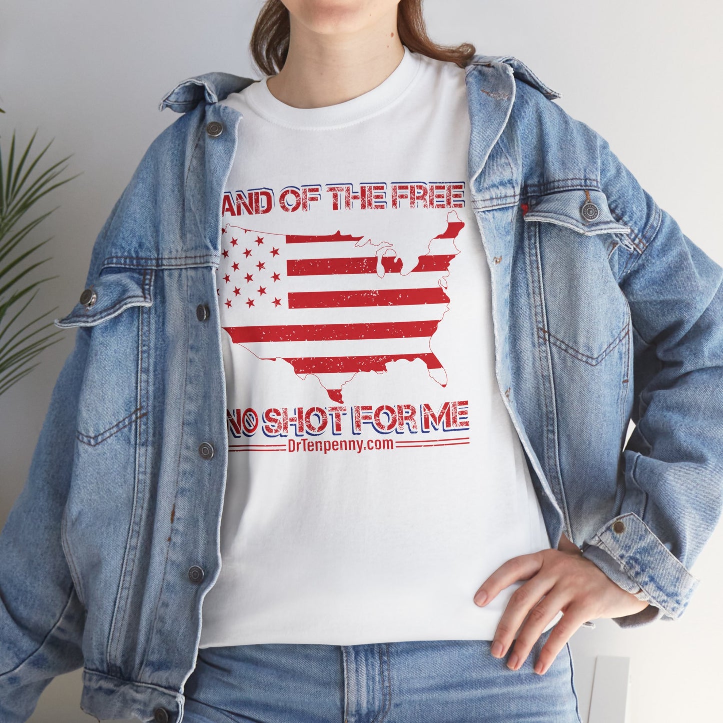 Land of the Free- Men's Heavy Cotton Tee