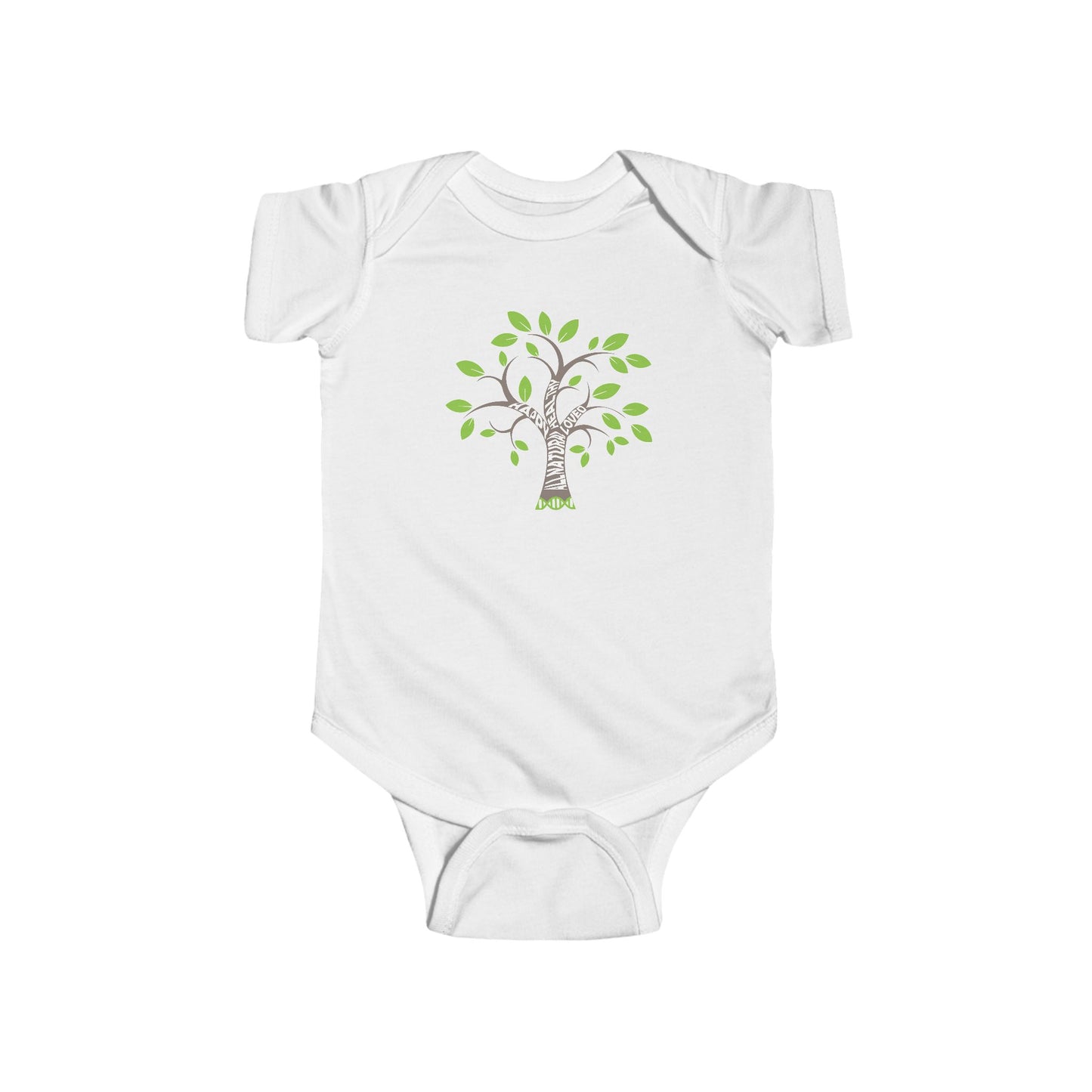 Infant Happy Healthy Tree Onesie
