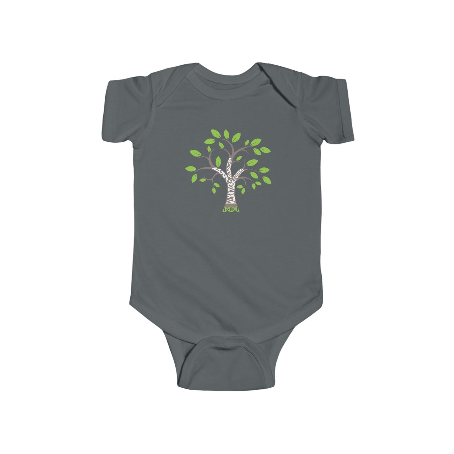 Infant Happy Healthy Tree Onesie