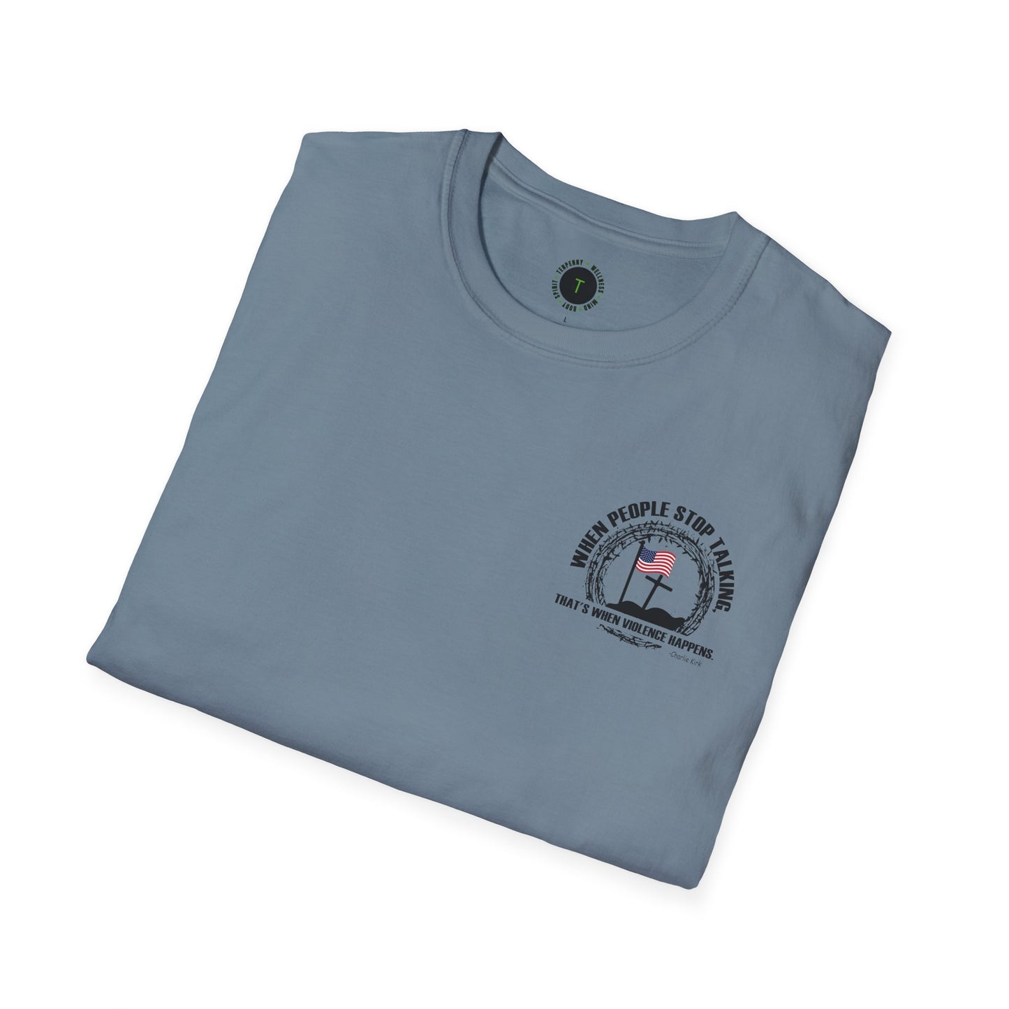 Patriotic Christian T-Shirt – Front & Back Statement Tee on Faith and Freedom