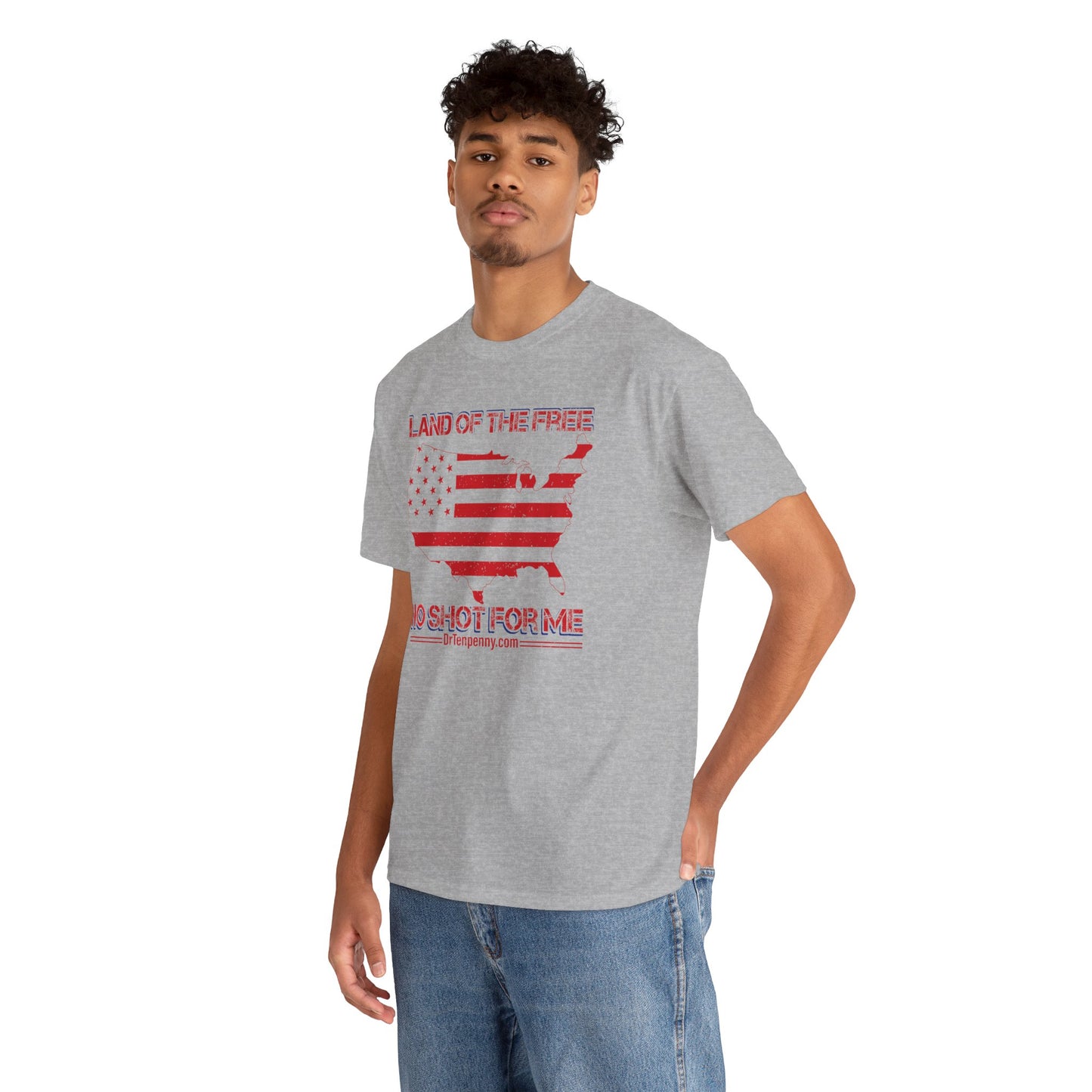 Land of the Free- Men's Heavy Cotton Tee