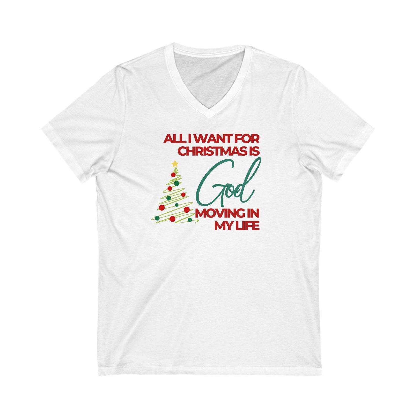 All I want for Christmas V-Neck Tee