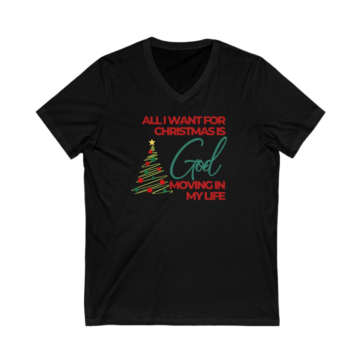 All I want for Christmas V-Neck Tee