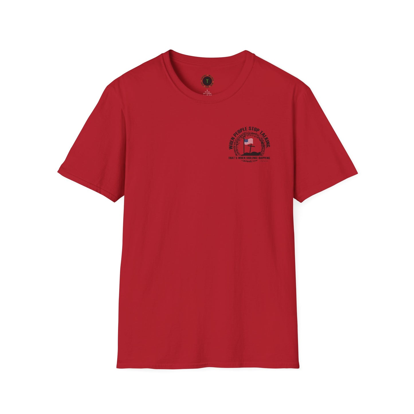 Patriotic Christian T-Shirt – Front & Back Statement Tee on Faith and Freedom