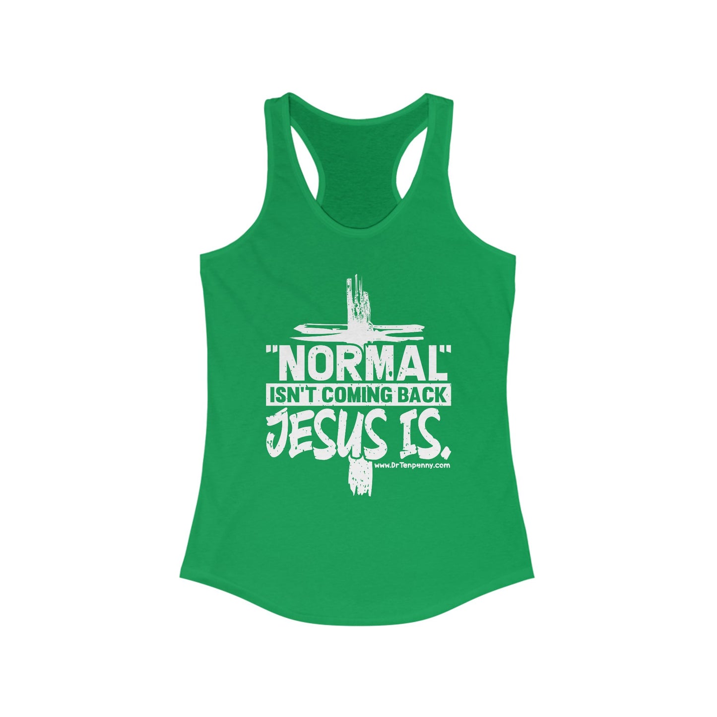 Jesus is Coming Racerback Tank