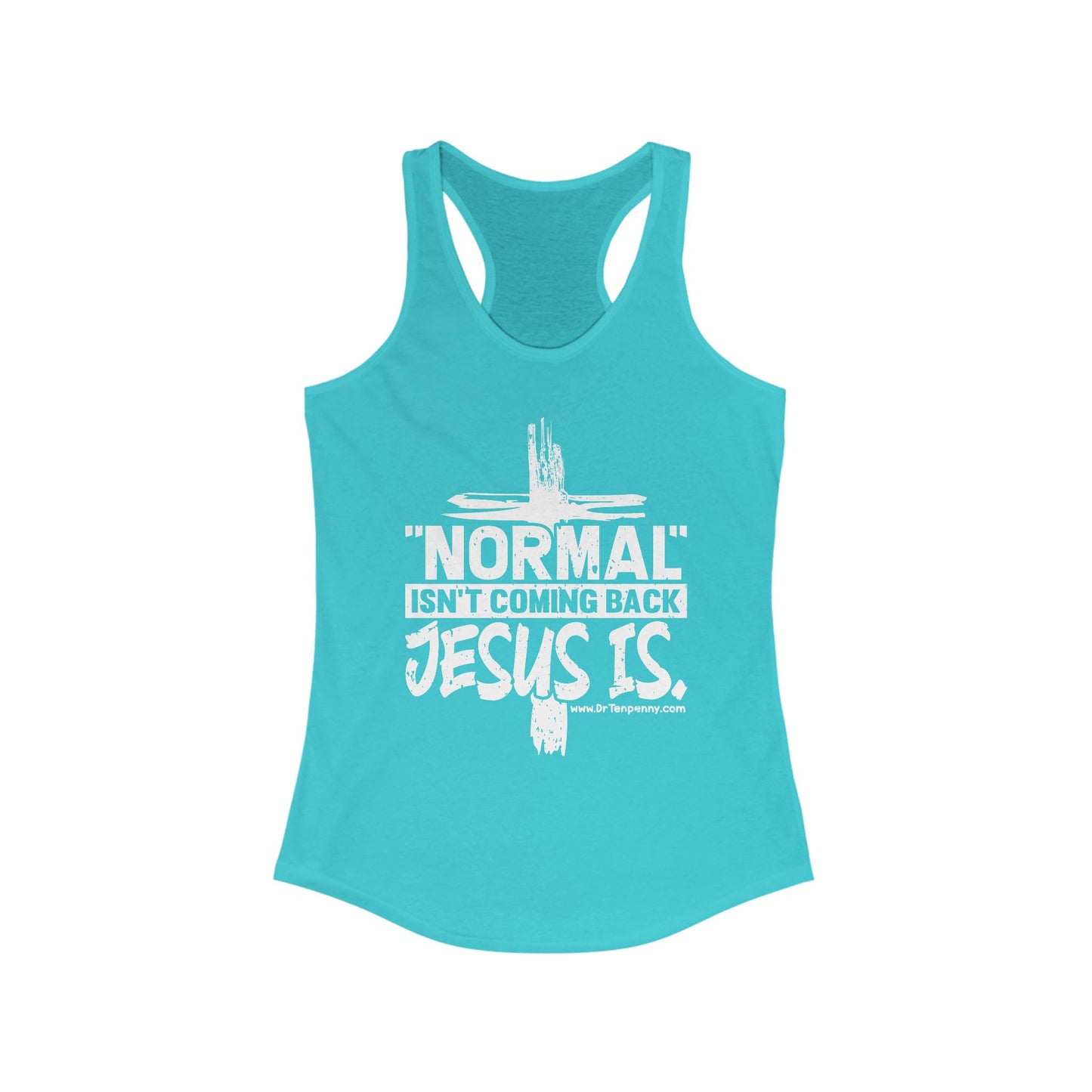 Jesus is Coming Racerback Tank