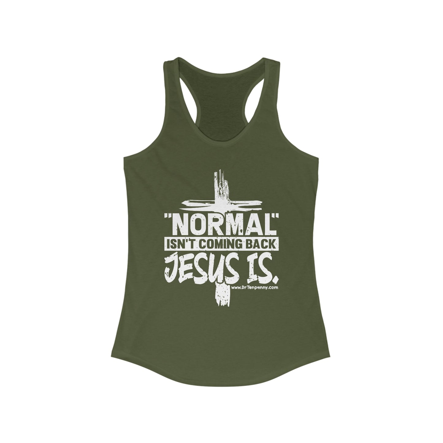 Jesus is Coming Racerback Tank