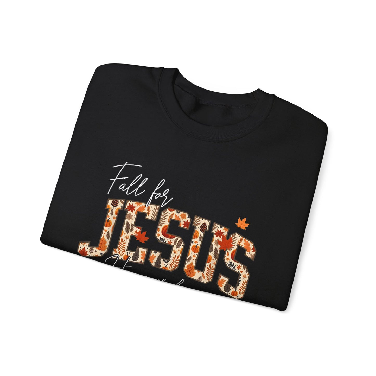 Harvest Faith Crewneck: Fall for Jesus in Cozy Style