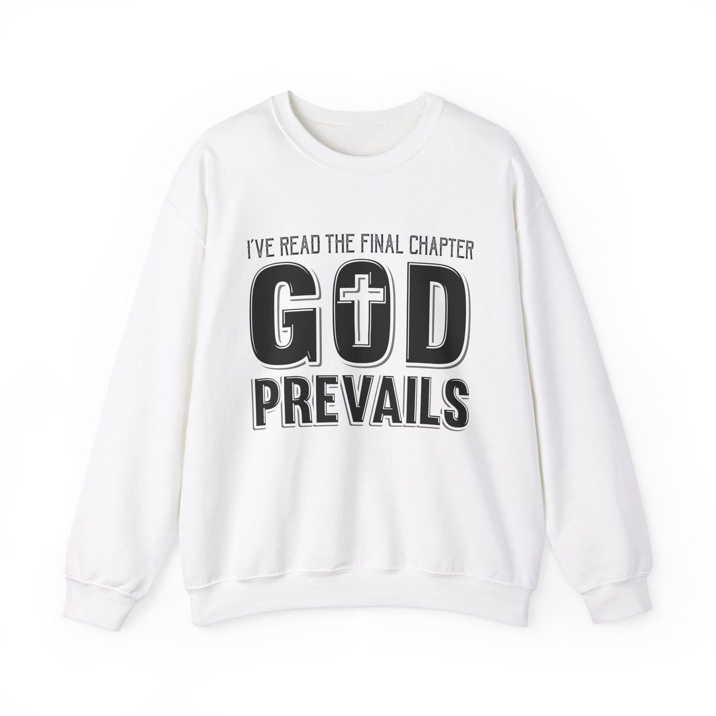 God Prevails Unisex Heavy Blend™ Crewneck Sweatshirt