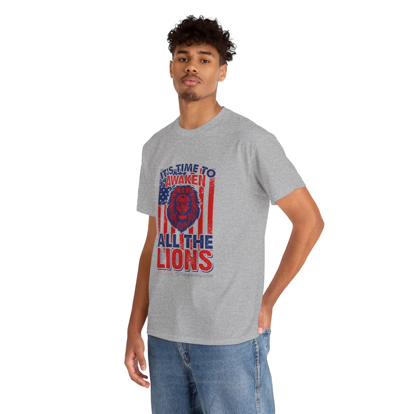 Awaken the Lions- Women's Heavy Cotton Tee