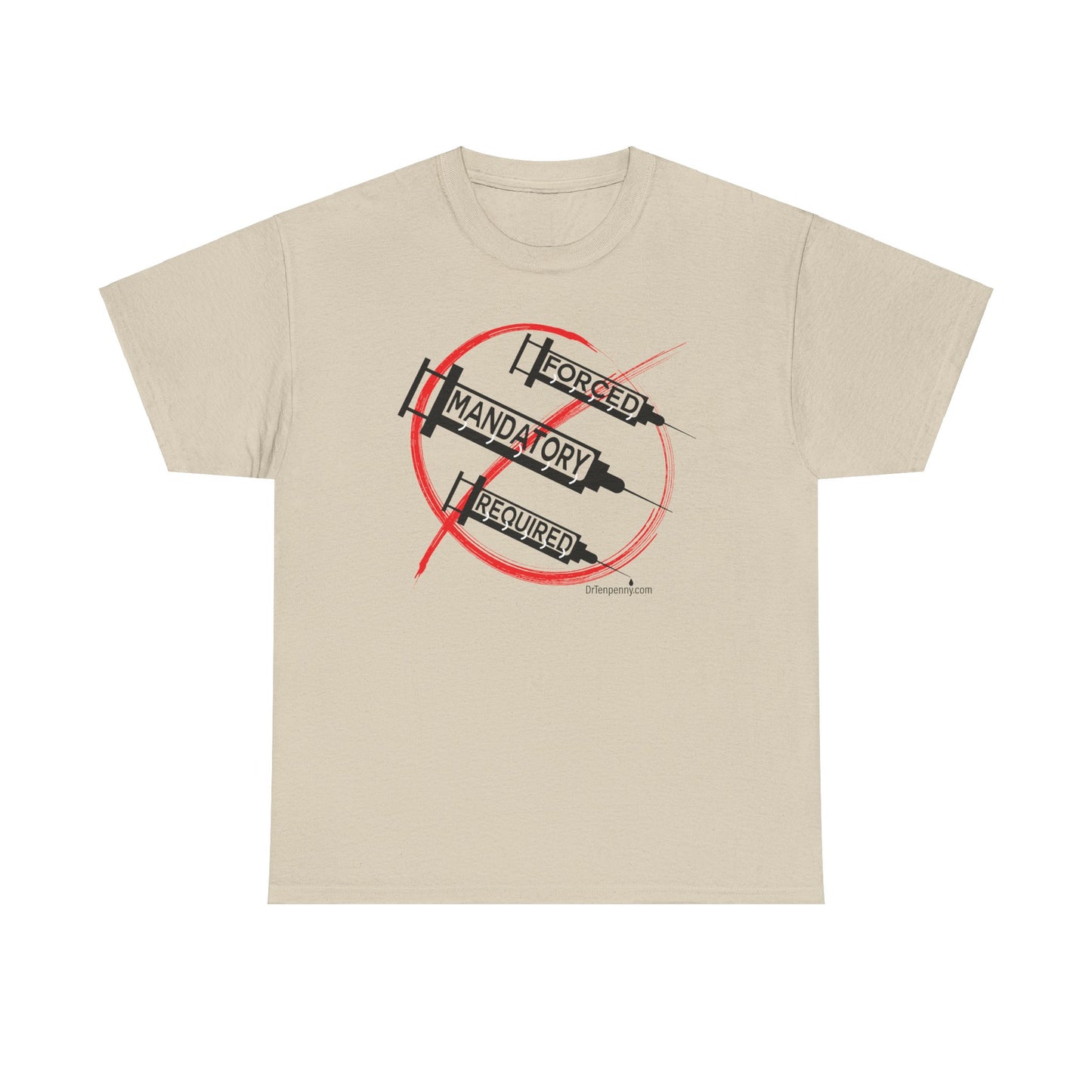 Unisex Heavy Cotton Tee- No Forced