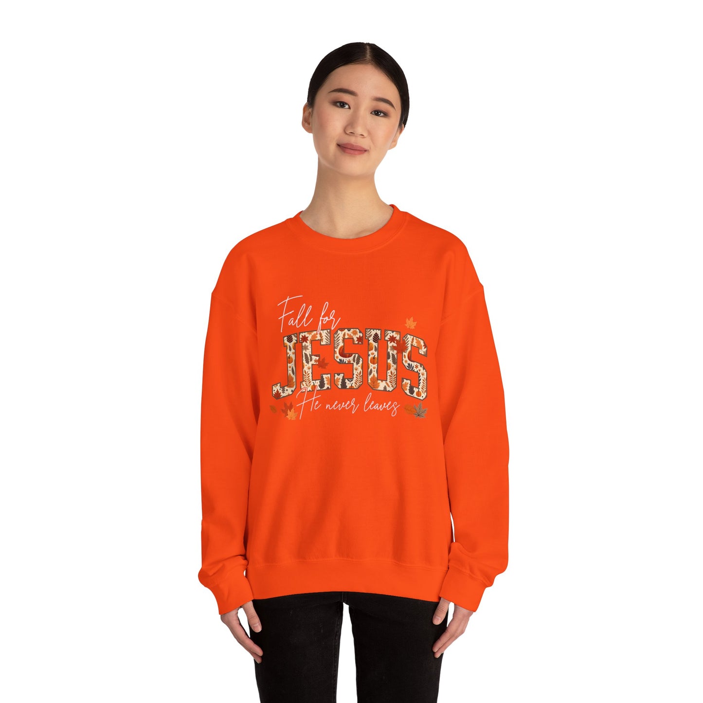 Harvest Faith Crewneck: Fall for Jesus in Cozy Style