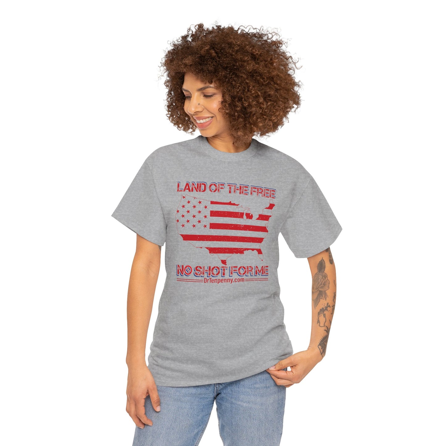 Land of the Free- Men's Heavy Cotton Tee