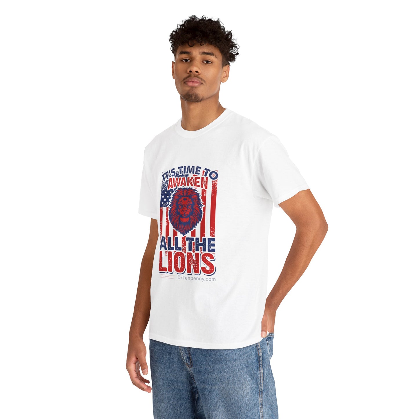 Awaken the Lions- Women's Heavy Cotton Tee