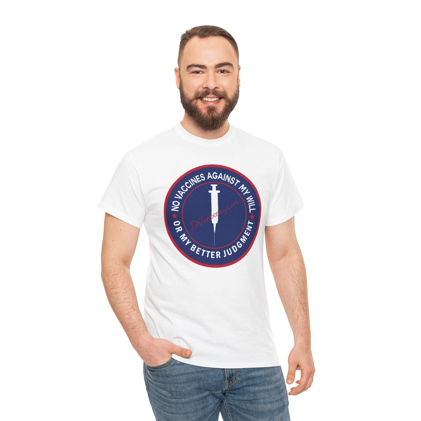 No Against My Will Men's Heavy Cotton Tee